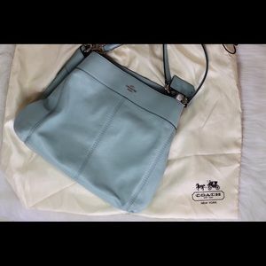 Blue coach bag